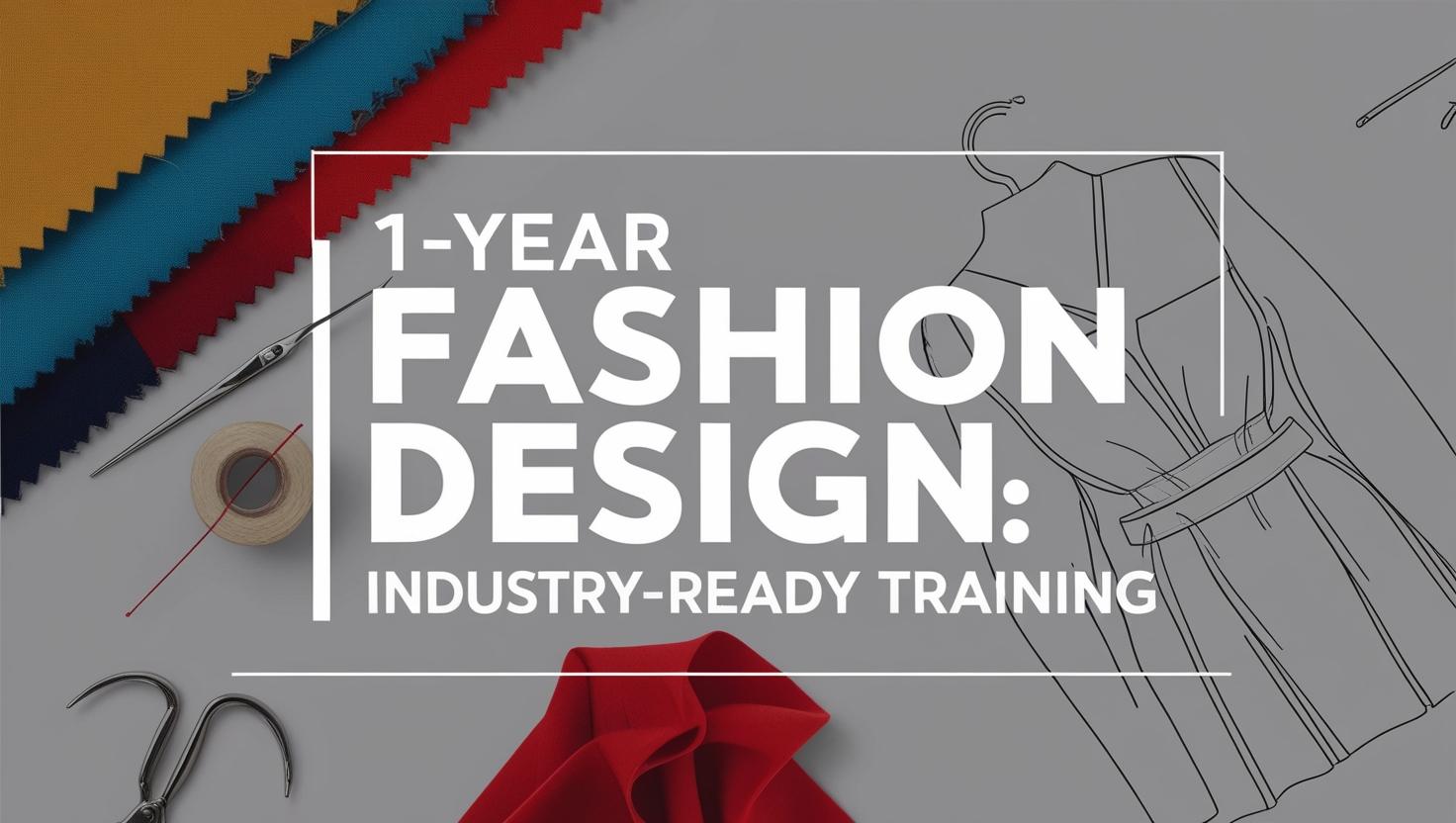 1-Year Fashion Design: Industry-Ready Training