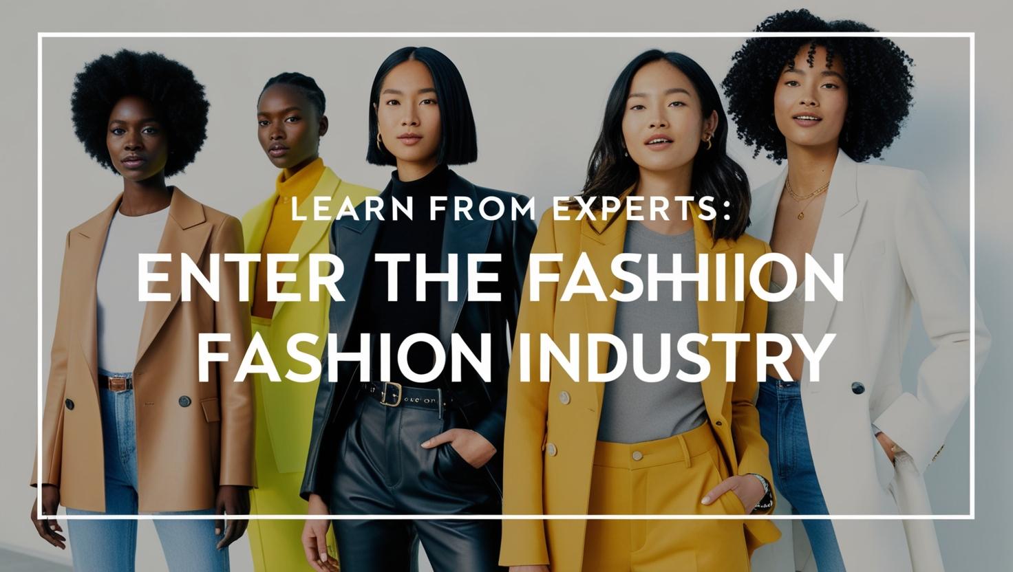 Learn from Experts: Enter the Fashion Industry