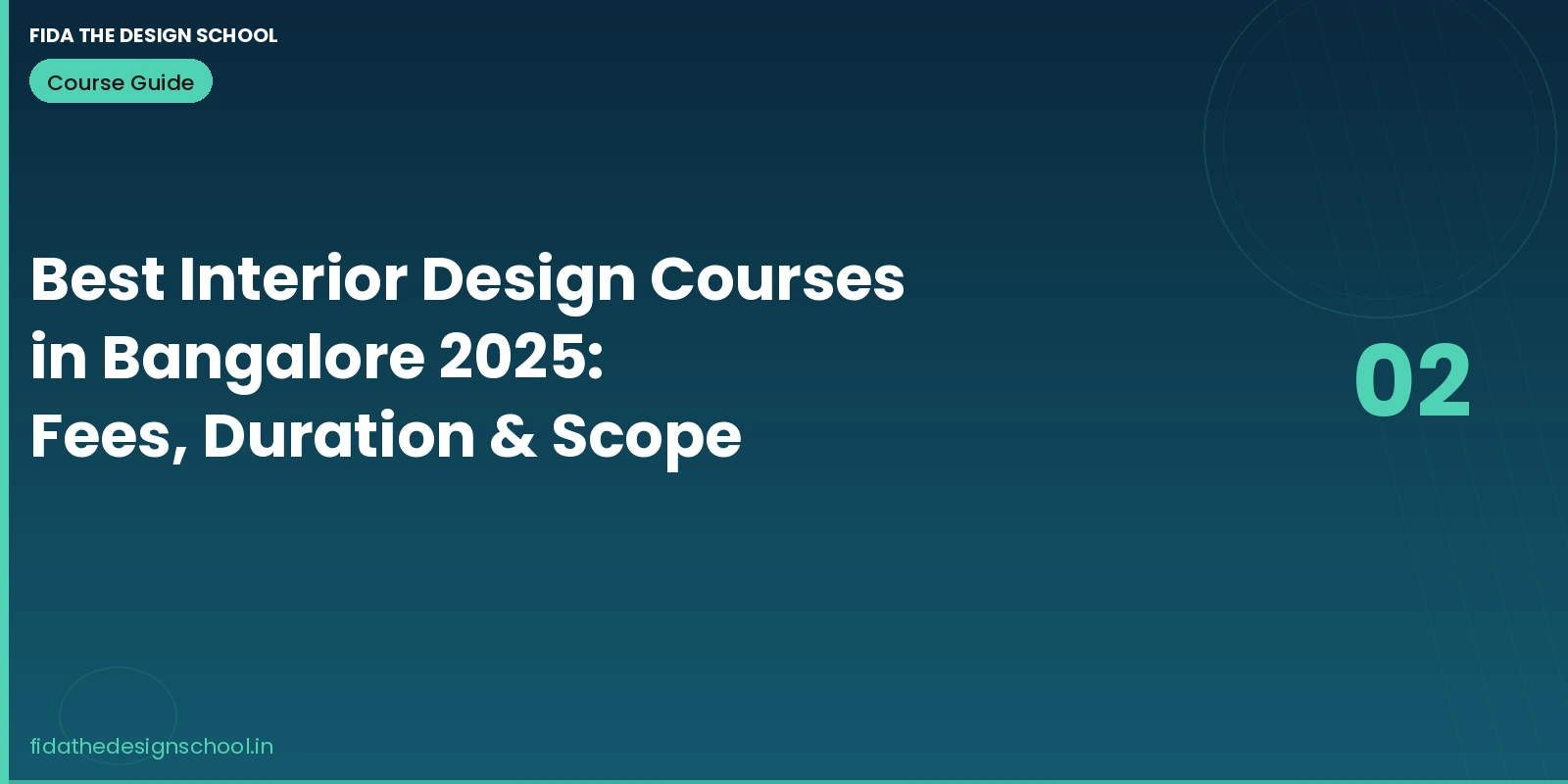 Best interior design courses in Bangalore 2025 – fees, duration and scope at FIDA